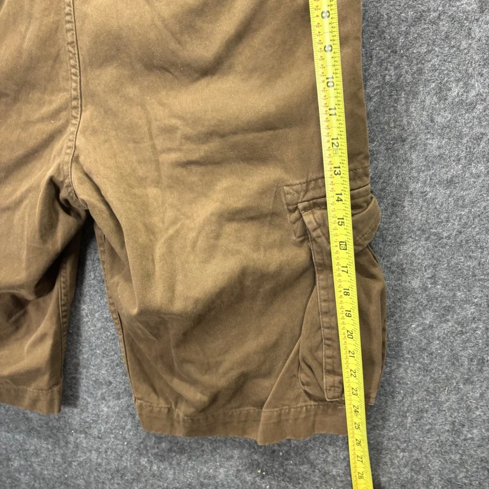 Vintage Polo Ralph Lauren Cargo Shorts Men's 36x14 Brown Baggy Y2K Paratrooper